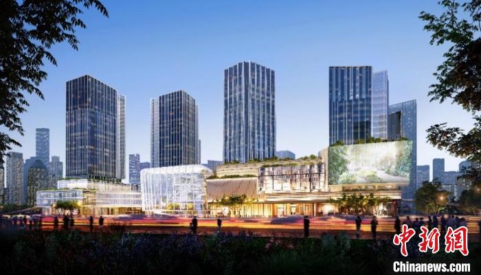 街景效果圖(階段性概念方案)。　北京市發(fā)改委供圖